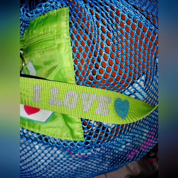 VINTAGE RARE VS PINK MESH CAMPUS LAUNDRY BAG - Picture 5 of 6